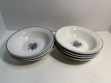 7 Provincial Bouquet Stoneware Thailand Bowls 1170