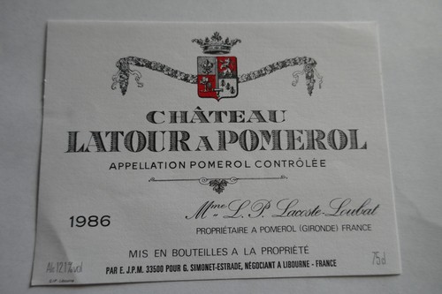 étiquette ancienne vin - étiquette,