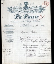 BOLLENE (84) REFRACTORY PRODUCTS / BRICKS DALLES ""Ph. PHILIP"" in 1896