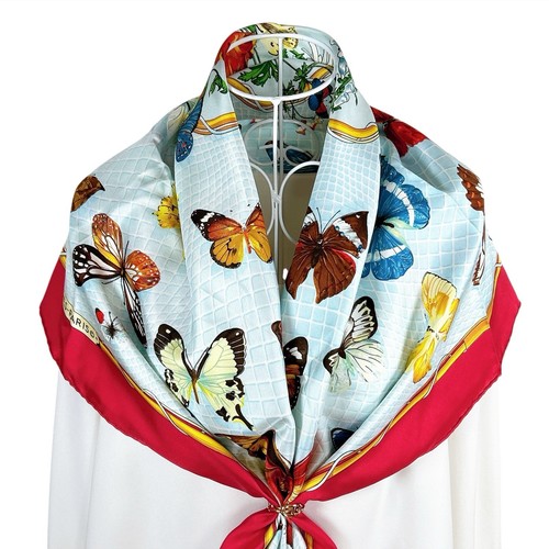 Foulard vintage soie hermes - foulard,