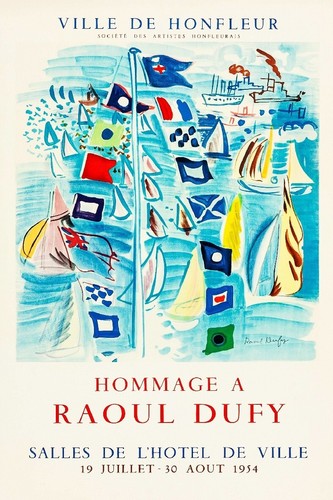 Expo raoul dufy - expo, honfleur
