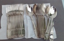 COUVERTS EN METAL ARGENTE