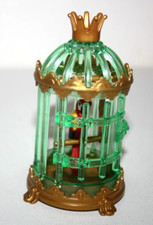PLAYMOBIL 3032 4154 9890 CAGE VERTE ET DOREE AVEC PERROQUET PRINCE PRINCESSE