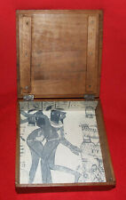 Grande boite artisanale en