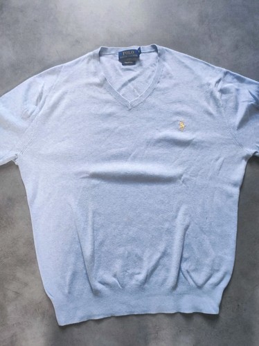 Pull polo ralph lauren bleu - lauren,