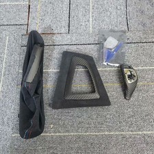 3pcs Real Carbon Fiber Gear Shift Panel Cover BMW 3 4 Series F30 F34 F36 F32 GT