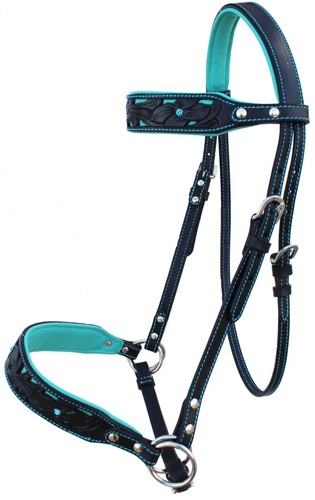 Horse western leather floral - horse,