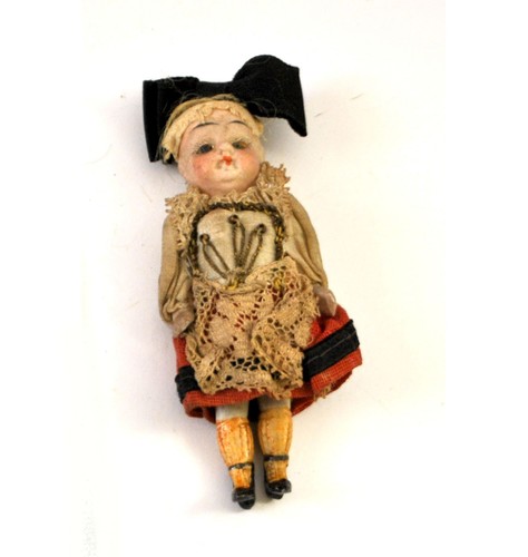 Poupée miniature alsacienne - poupée,