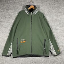 VINTAGE CTK Cybertek Fleece Jacket Green Size Large 90s Y2K Cyber Active Zip