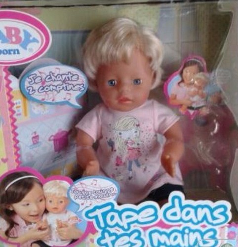 Baby born poupée tape - tape, dans
