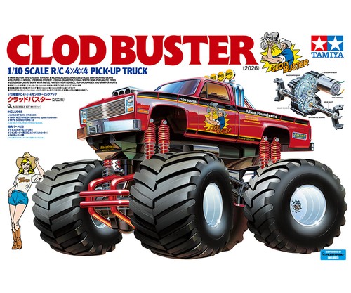 Tamiya 58762 rc clod - 1:10,