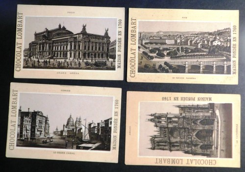 Chromo chocolat lombart lot - lombart.,