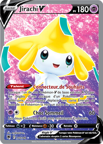 Carte pokémon jirachi - carte,