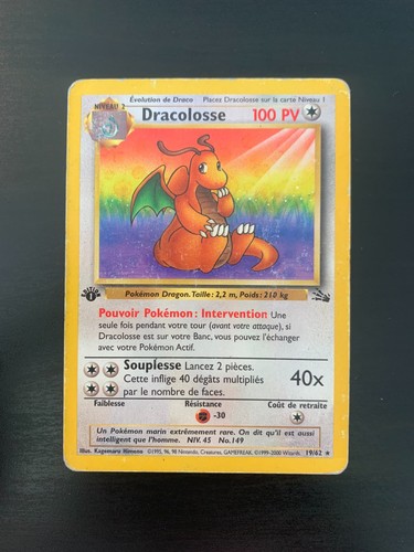 Carte pokémon dracolosse - carte,