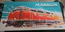 Original Marklin V200048 3021-V200 Diesel Locomotive Train Oil Painting 20x10