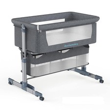 BELLABABY BABY BASSINET BEDSIDE SLEEPER BEDSIDE CRIB WITH - Scratch & Dent