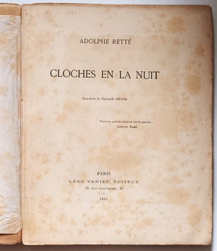 Livre cloches nuit - livre,