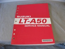 Rare manuel d'entretien d'origine SUZUKI Quad LT A50 de 2001 en Anglais