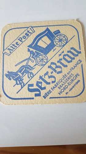 Ancien sous bock - , bière