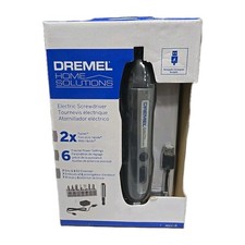 Dremel 4V Cordless Screwdriver Kit Includes 7 Screwdriver Bits USB Rechargeable