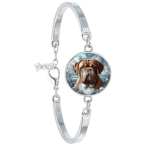 Bracelet acier chien dogue - bracelet,
