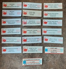 19 ETIQUETTES FRANCE-DISQUES &