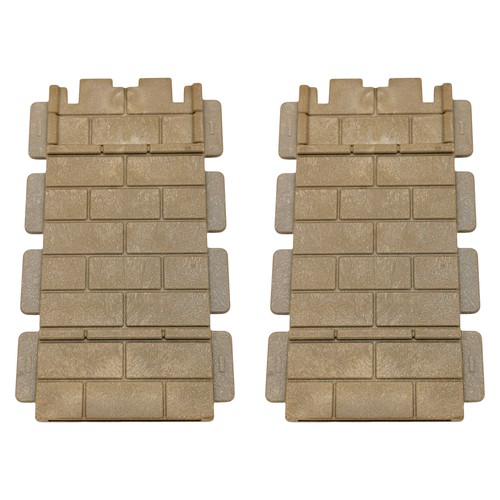 Playmobil lot murs - murs, gris
