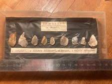 BRETAGNE ILE D&#039;HOUAT 9 SILEX -NEOLITHIQUE -BURINS -PERÇOIRS -FLECHES -ARCHEO -