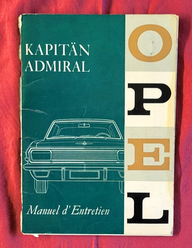 Opel kapitan admiral - admiral,