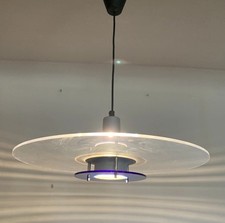 Lustre Iconique IKEA T712 Vintage Plexi Et Métal Design 70’s