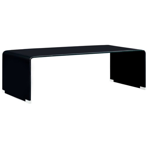 Table basse noir 98x45x31 - noir, cm