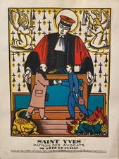 Saint Yves, patron des avocats, Jean Chièze, 1940.