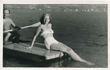 Costello del Sole Lake Boat Rower Holiday Woman Bikini Pin-Up Snapshot Women