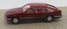 MICRO WIKING HO 1/87 OPEL MONZA rouge brun intérieur beige no box