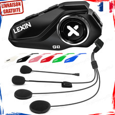 Écouteur Casque Moto Bluetooth 5.0 Hifi Stéréo Oreillette Mains Libres Étanche