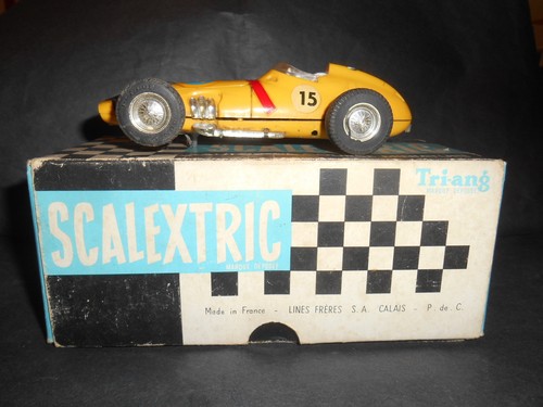 Scalextric brm c59 jaune - c59,