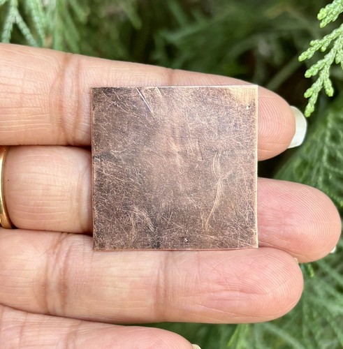 Feuille carrée cuivre - feuille,