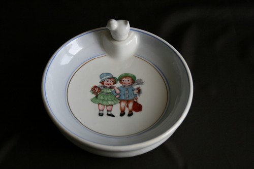 Assiette bouillie ancienne - assiette,