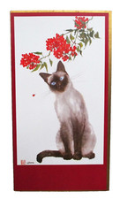 LILIANE BARON Siamese Cat Card / Card