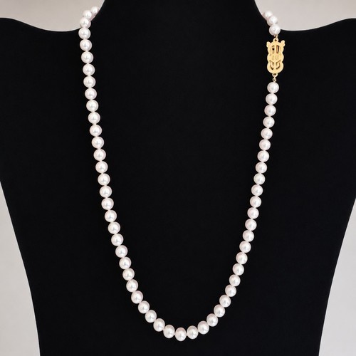 Mikimoto pearl strand necklace - mikimoto,
