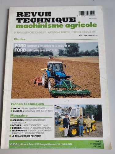 Revue technique tracteur ford - technique,