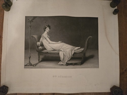 Estampe madame récamier - estampe,