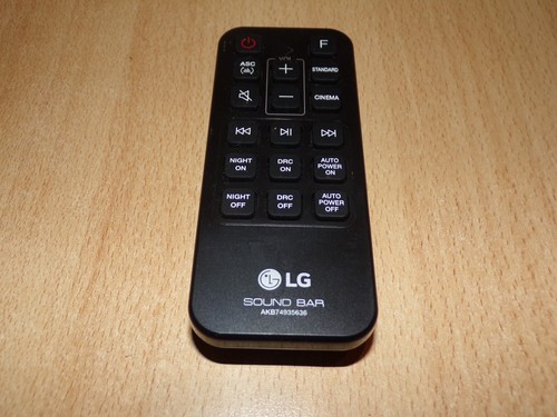 Original sound bar remote - lg,
