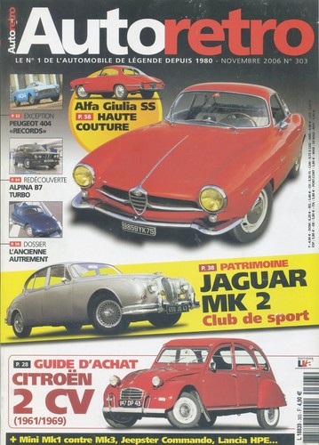 Auto retro 303 2006 alfa - n°303,