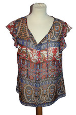 HAUT TOP VOILE FEMME  °°°  UN JOUR AILLEURS  °°°  TAILLE 2