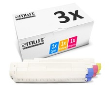 3X MWT Toner Pour OKI C-841-N