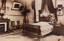 Antique postcard PARIS electric bedroom