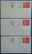 Etats-Unis, lot de 5 entiers