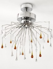 Lustre Chromée À Branches