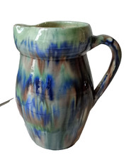 Ancien pichet cruche en terre cuite vernissée